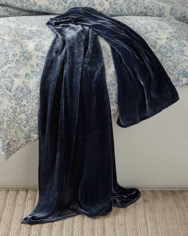 Oversized Velvet Throw