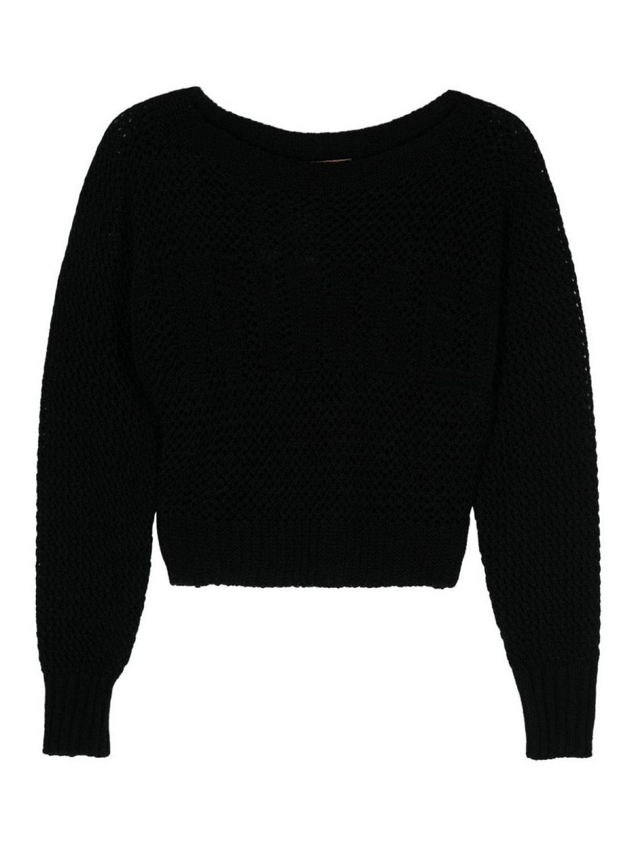Twinset Pull Col Rond - Noir