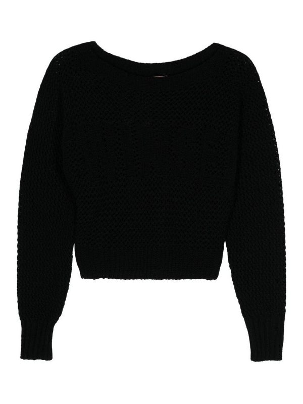 Twinset Pull Col Rond - Noir
