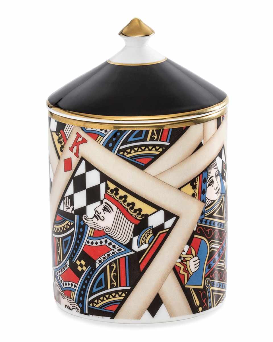 Lets Play Cards Candle