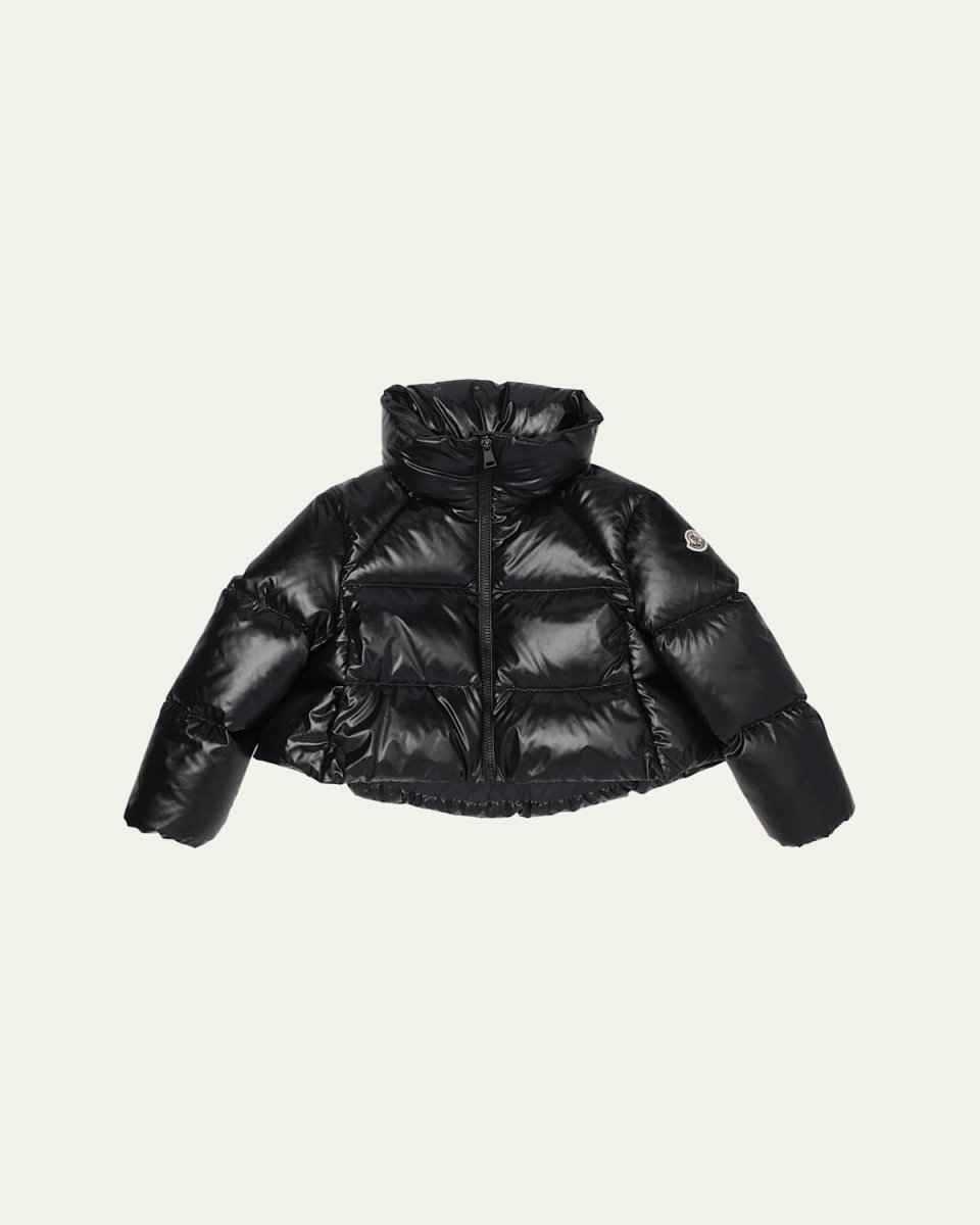 Girl's Breteuil Cropped Puffer Jacket, Size 8-14