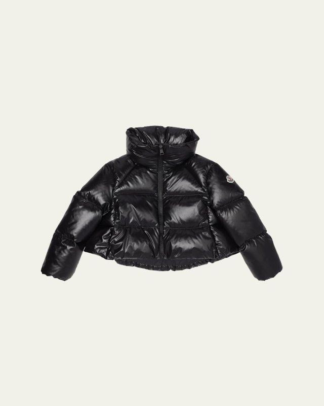 Girl's Breteuil Cropped Puffer Jacket, Size 8-14