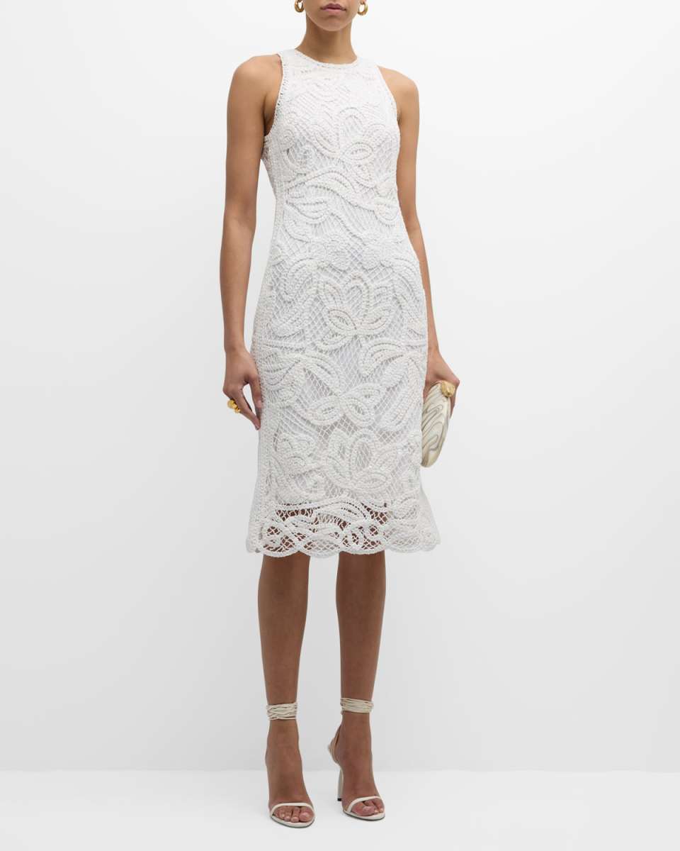 Reena Sleeveless Lace Dress