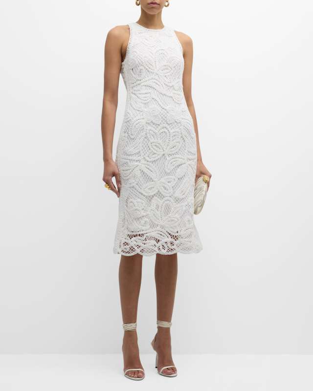 Reena Sleeveless Lace Dress