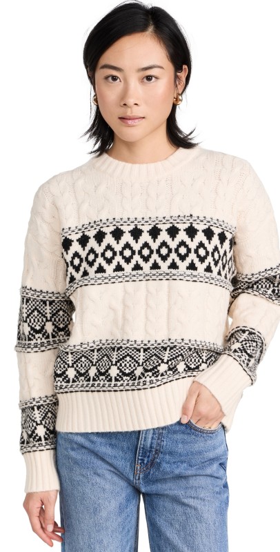 Line & Dot Montana Faire Isle Sweater Multi