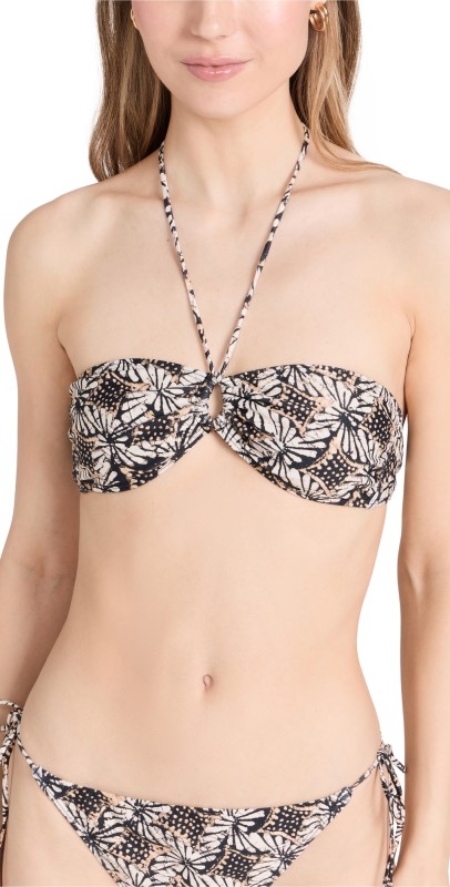 XIRENA Audri Bikini Top Tobacco Petal