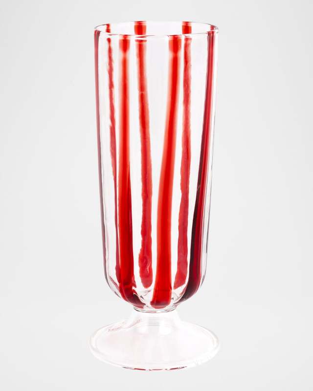 Nuovo Stripe Champagne Glass