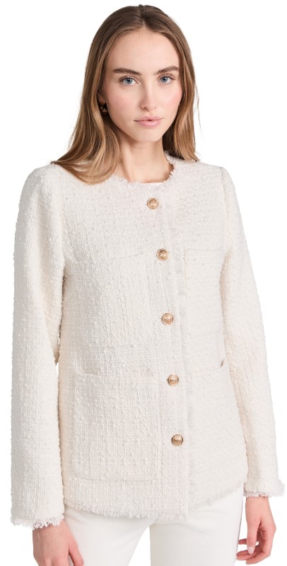 Line & Dot Melody Jacket Ivory