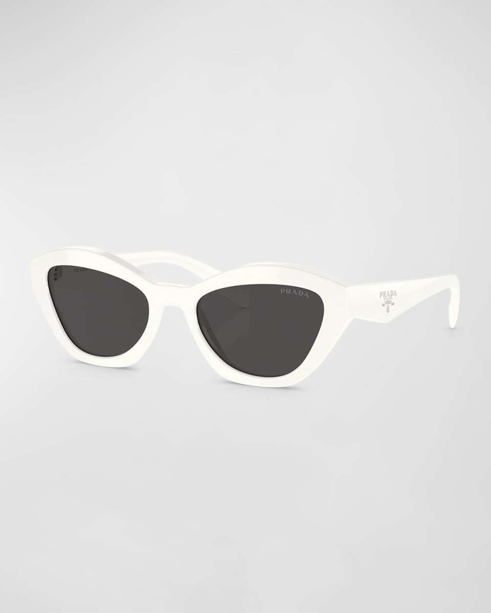 Triangle Logo Acetate Butterfly Sunglasses