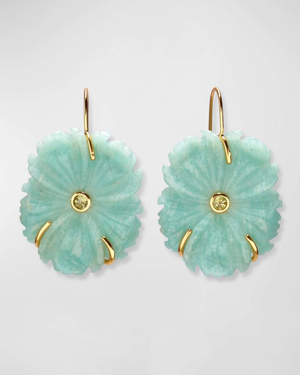NEW BLOOM EARRINGS IN SEA FOAM