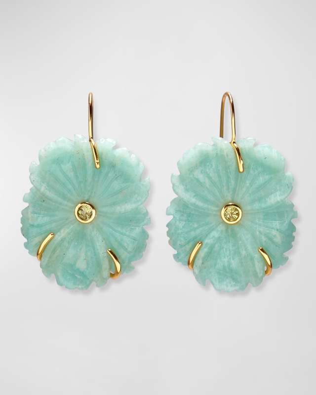 NEW BLOOM EARRINGS IN SEA FOAM