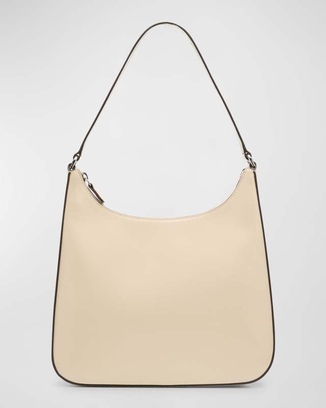 Alec Zip Leather Shoulder Bag