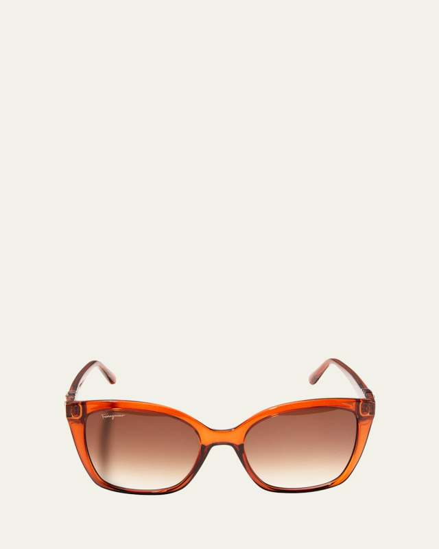 Gancini Square Injection Plastic Sunglasses