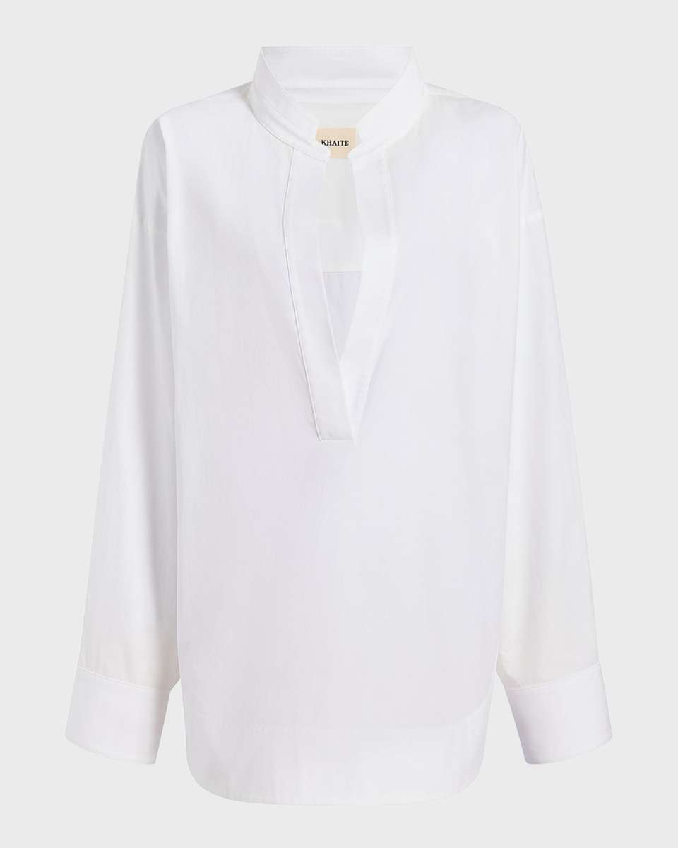 Tito Cotton V-Neck Top