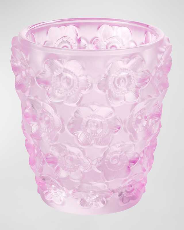 Anemones Votive Candleholder, Pink Luster