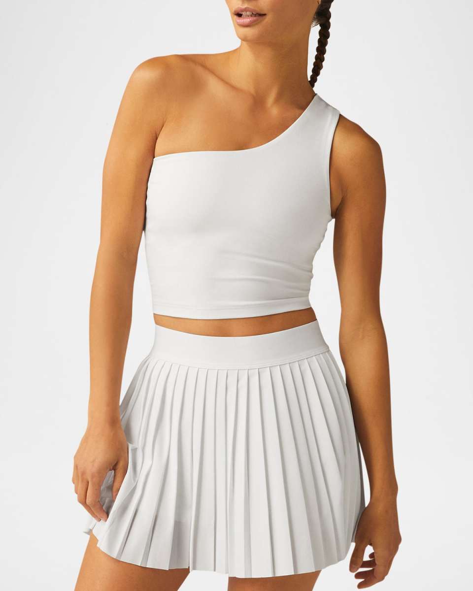 Spacedye The Bold Shoulder Cropped Tank Top