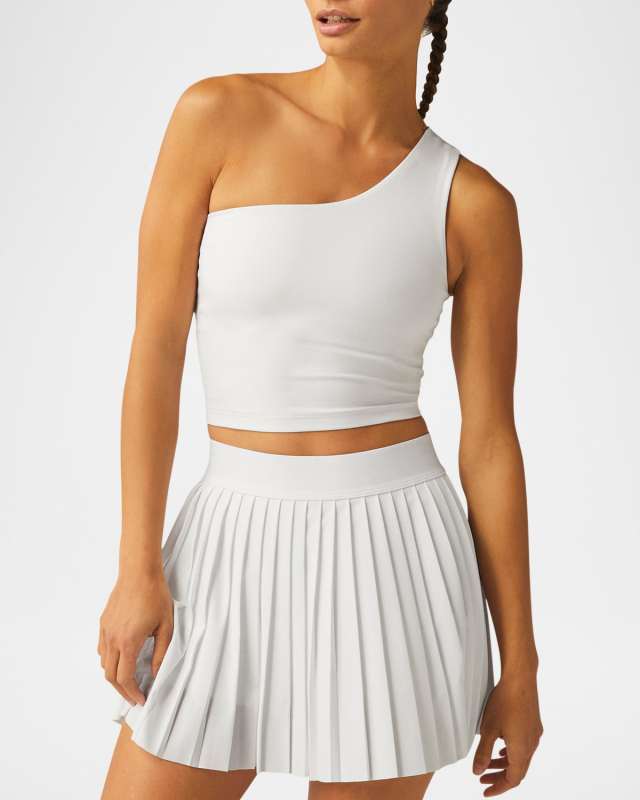 Spacedye The Bold Shoulder Cropped Tank Top