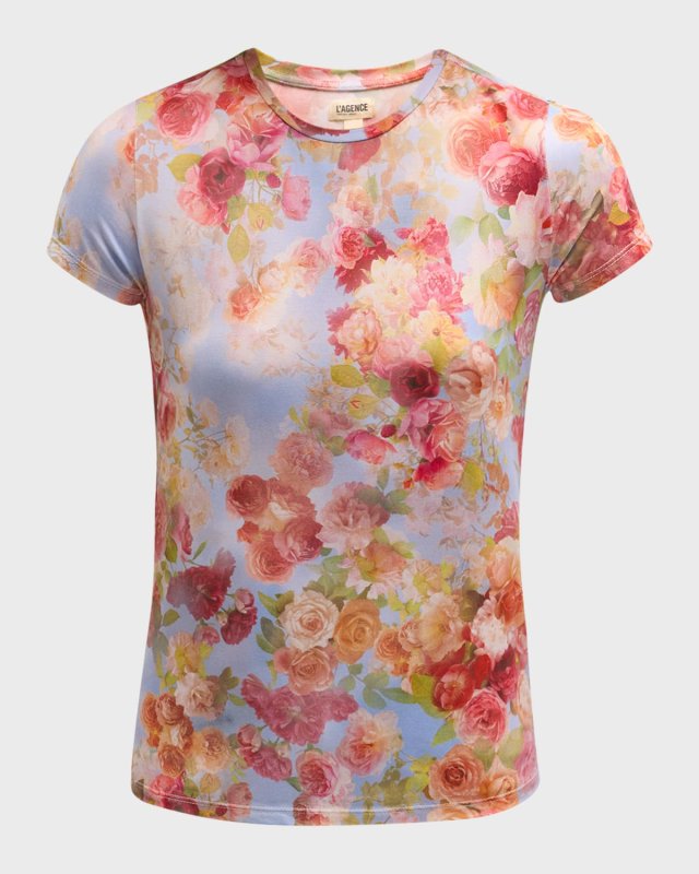 Ressi Short-Sleeve Floral T
