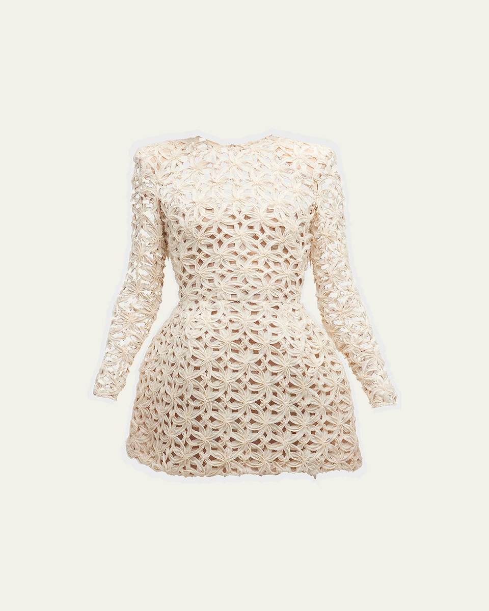 Casey Floral Fit-&-Flare Mini Dress