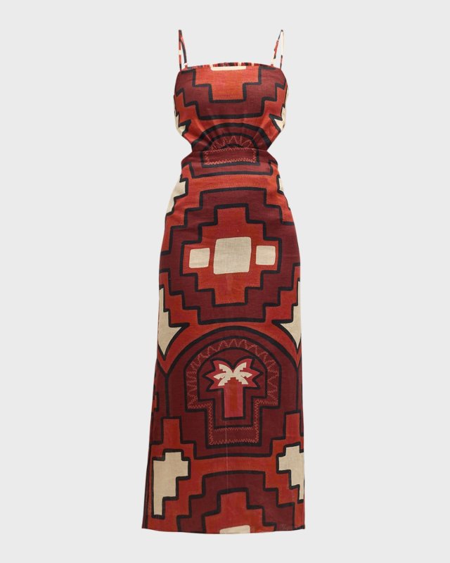 Espejismo Selvatico Ankle-Length Dress