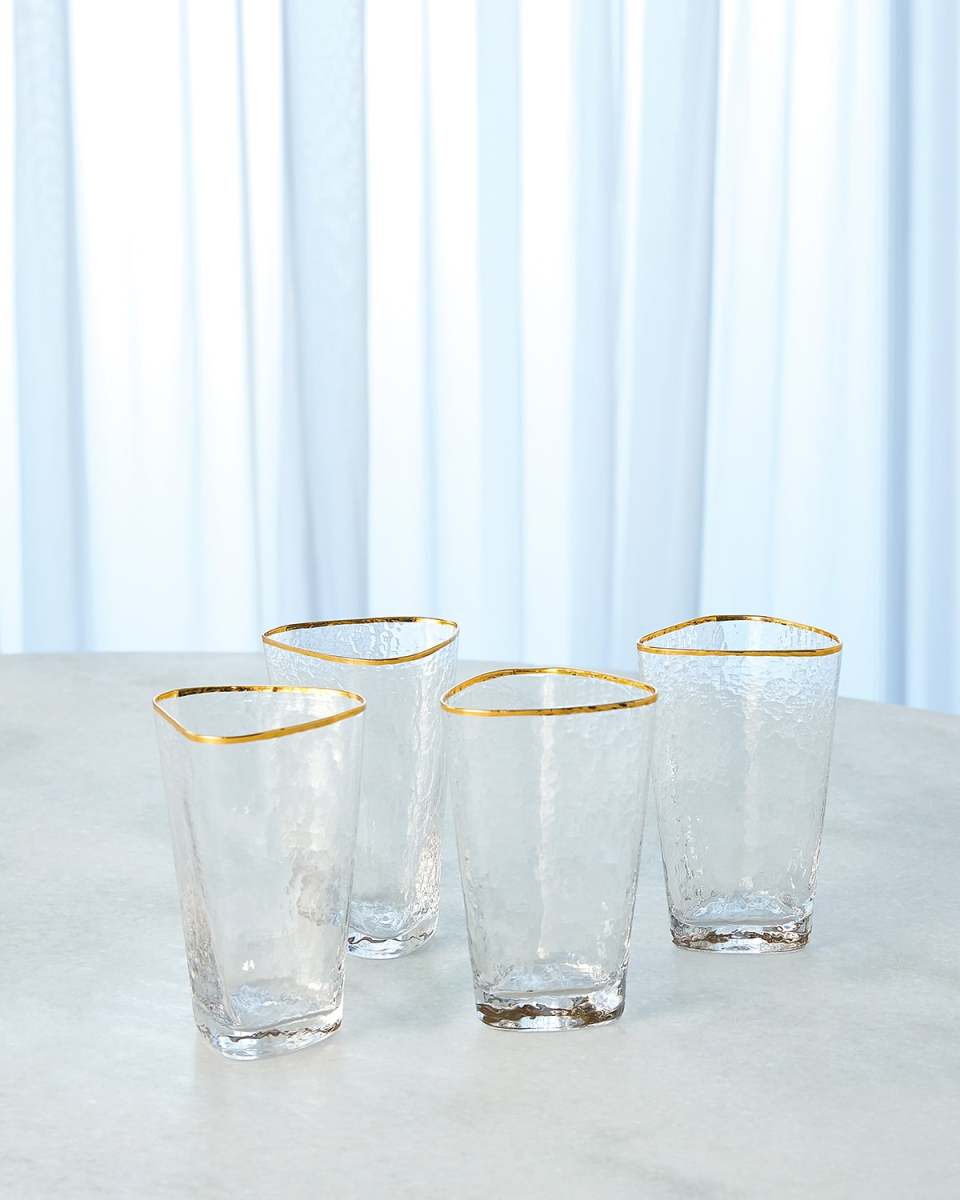 Low Ball/Double Old-Fashion Glasses, Set of 4