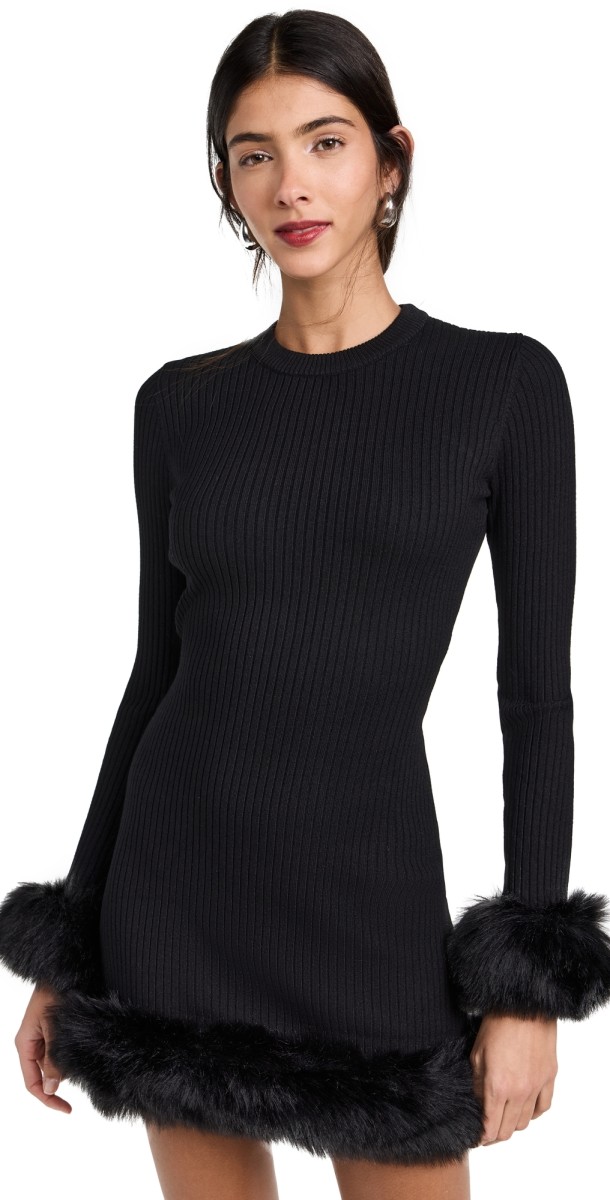 Show Me Your Mumu Fran Mini Dress Black