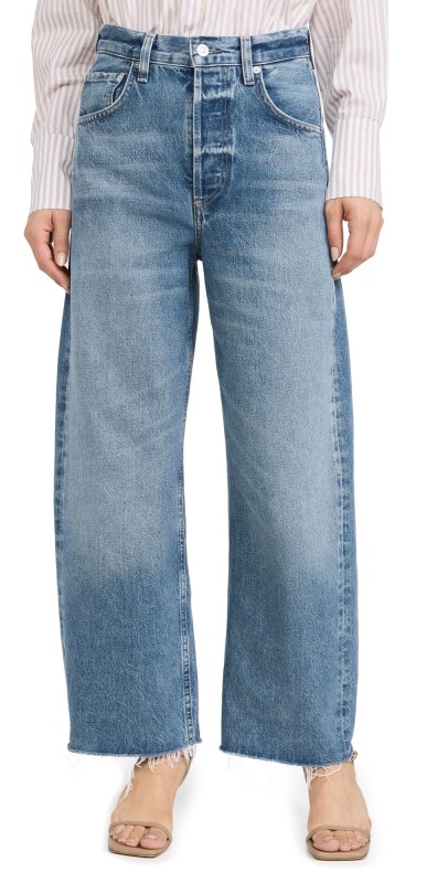 Citizens of Humanity Ayla Raw Hem Crop Regenerative Cotton Jeans Doheny