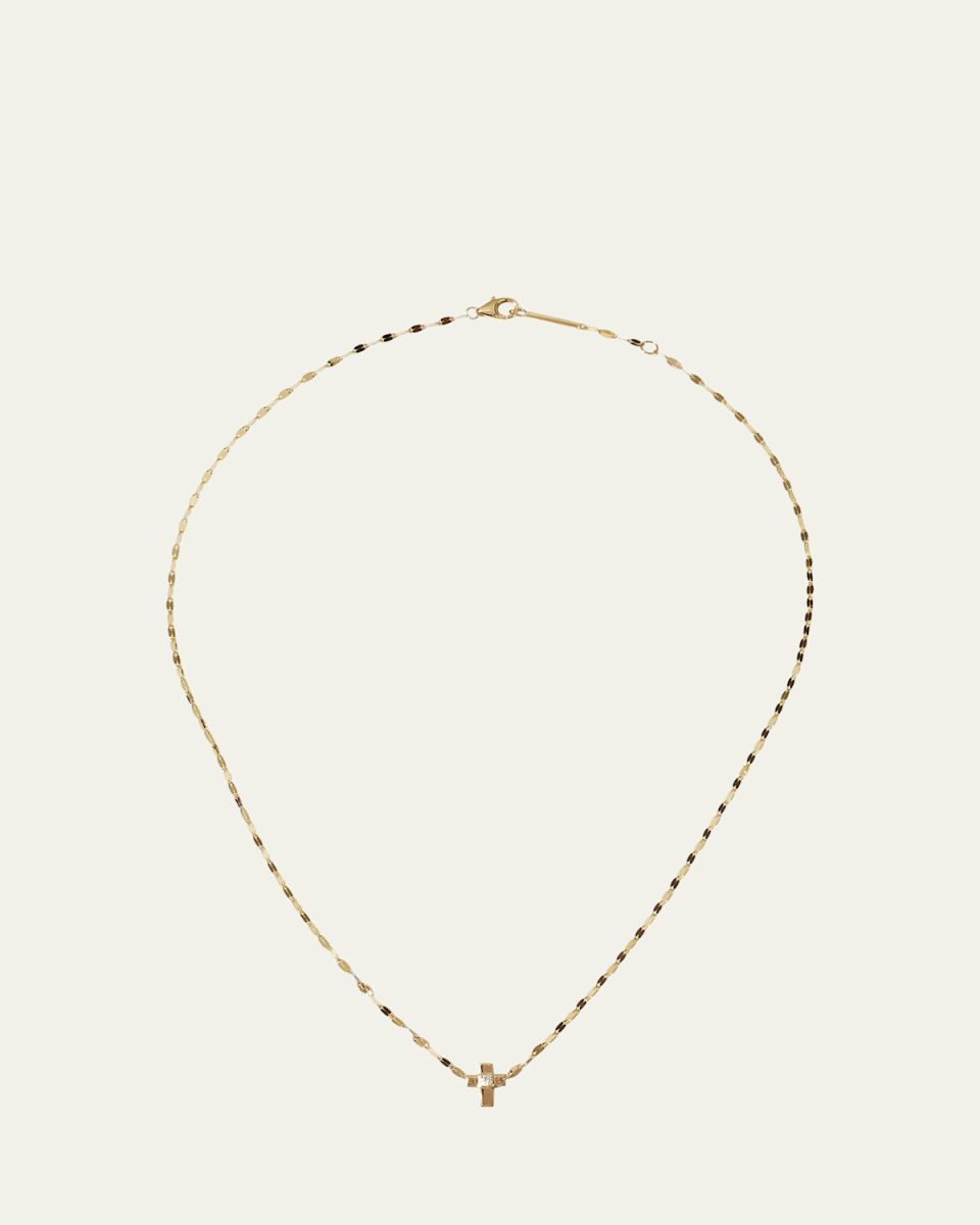 Solo Mini Cross Pendant Necklace