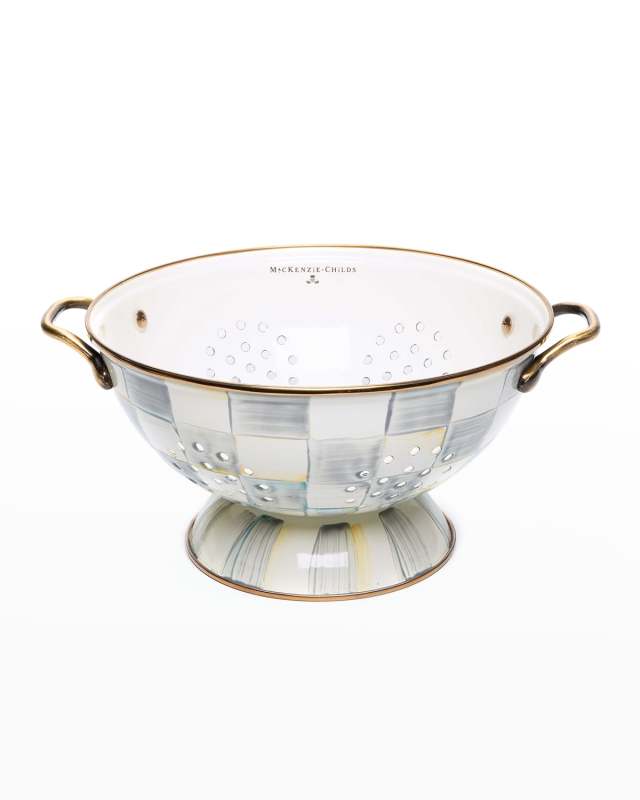 Sterling Check Large Colander