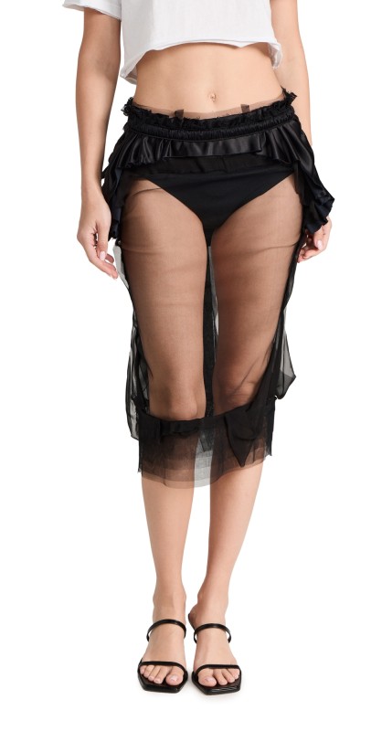 Maison Margiela Midi Skirt Black