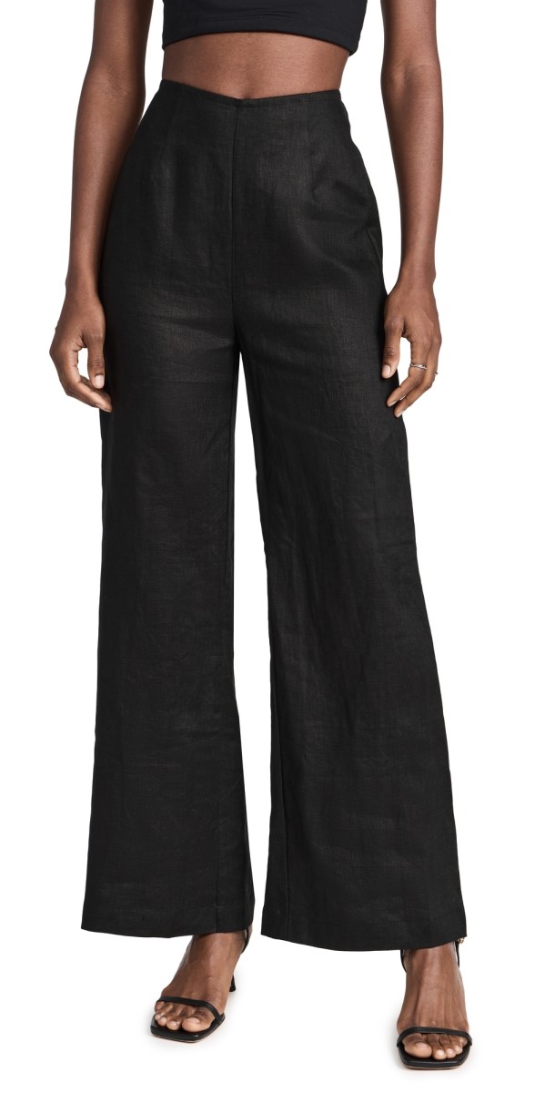 FAITHFULL THE BRAND Arto Pants Black