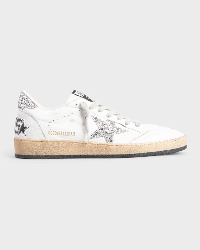 Ballstar Leather Glitter Sneakers