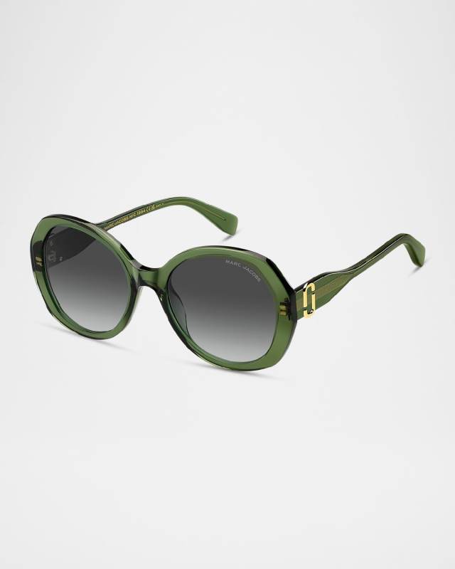 Acetate Oval Sunglasses