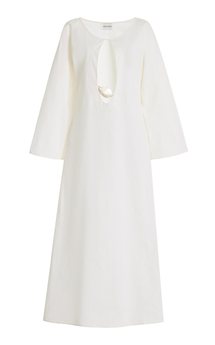 MARLIES GRACE Exclusive Ocean Cotton Maxi Dress