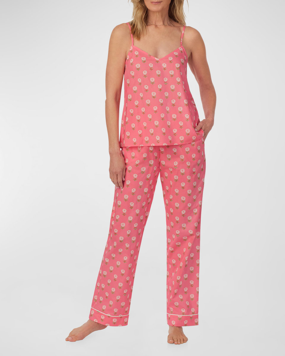 Organic Cotton Poplin Cami Pajama Set