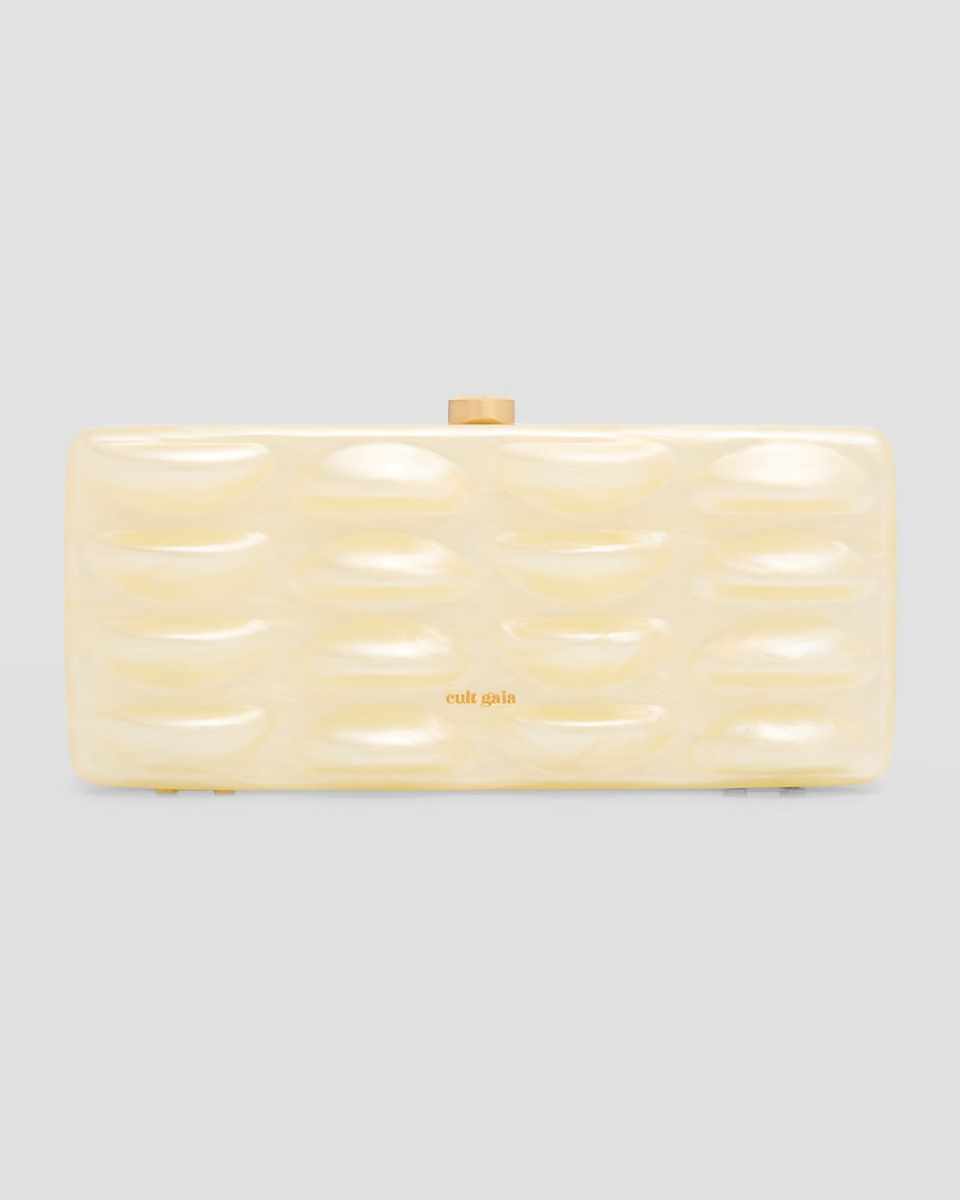 Jules Textured Acrylic Clutch Bag