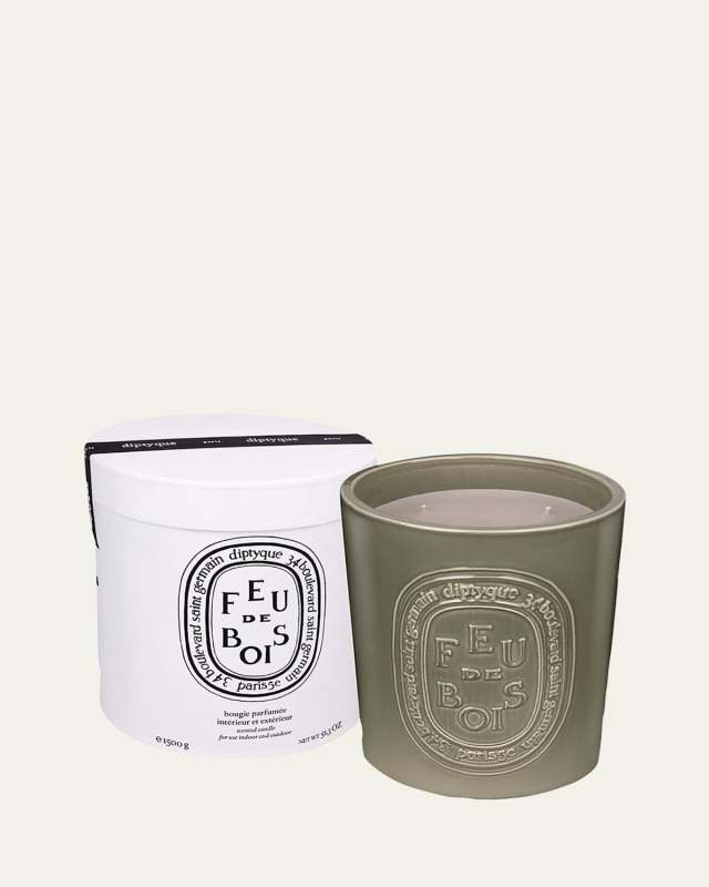 Feu de Bois (Fire Wood) Indoor & Outdoor Scented Candle, 51.3 oz.