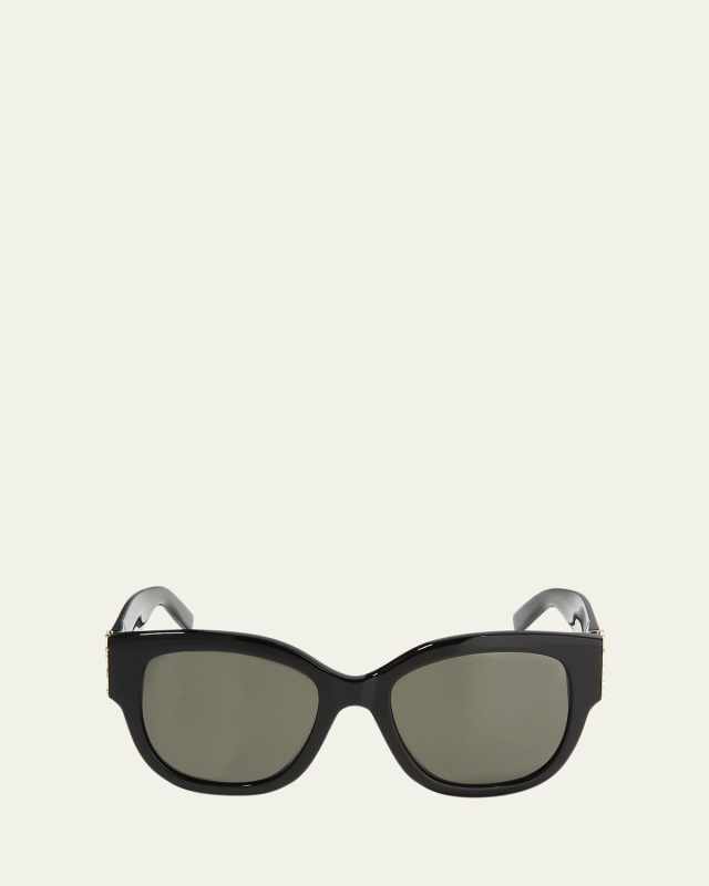 YSL Oversized Acetate Cat-Eye Sunglasses
