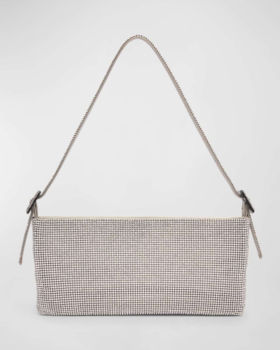Your Best Friend La Grande Mesh Crystal Shoulder Bag