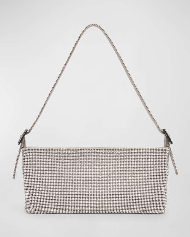 Your Best Friend La Grande Mesh Crystal Shoulder Bag