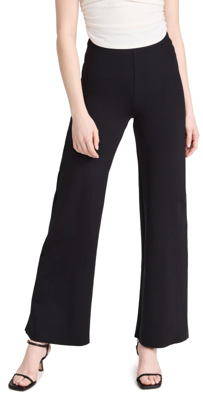 Commando Neoprene Wide Leg Pants Black
