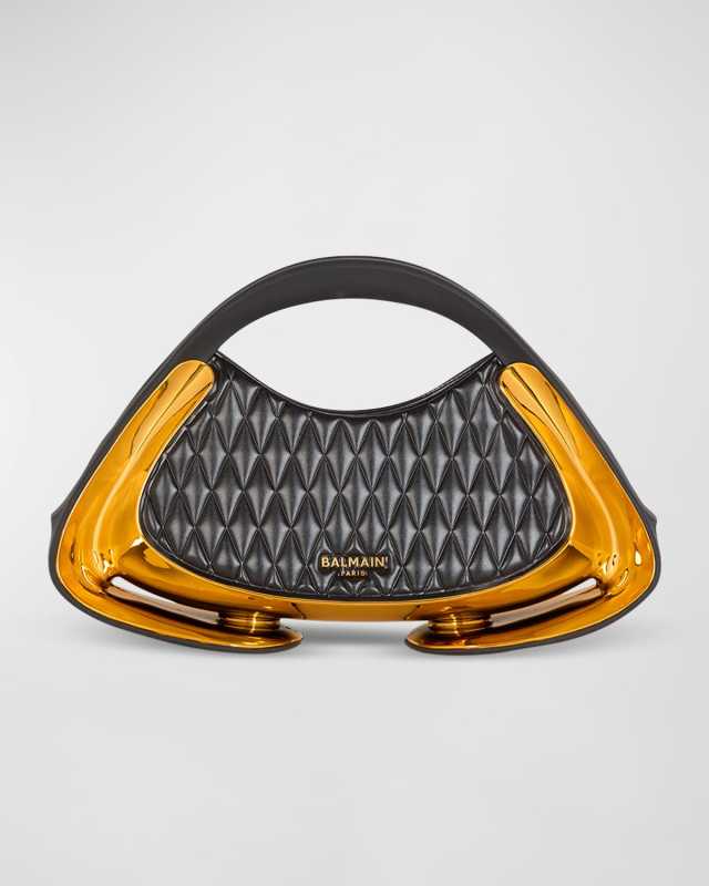 Jolie Madame Top-Handle Bag in Quilted Polyurethane