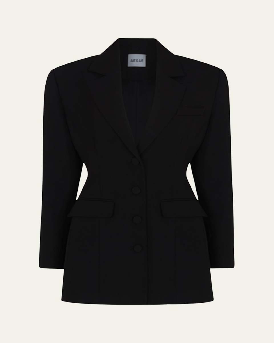 Contoured Mini Blazer Dress