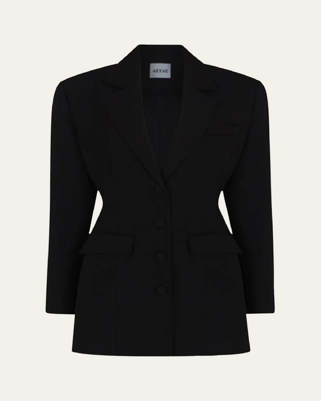 Contoured Mini Blazer Dress