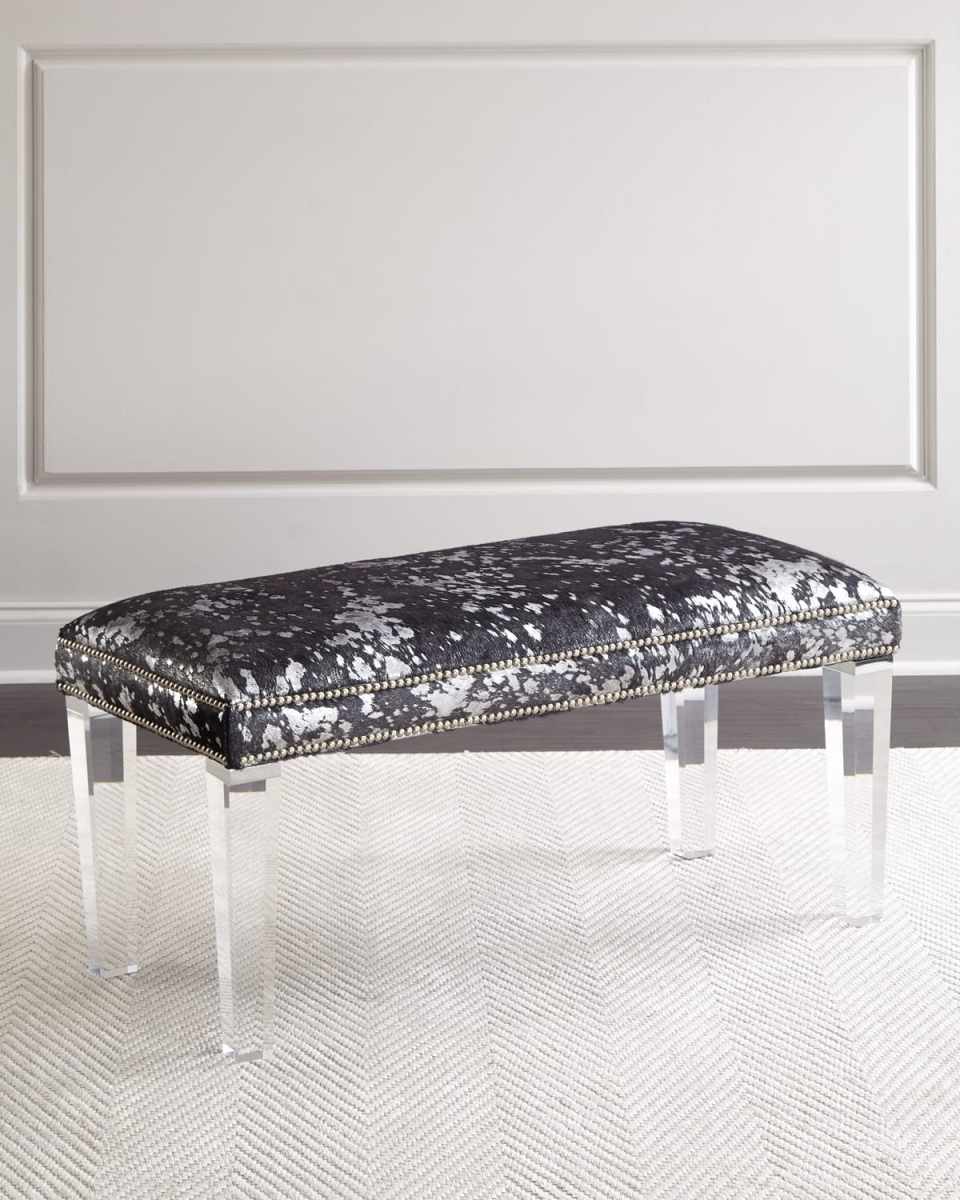 Kofi Hair On Hide Bench, 60"