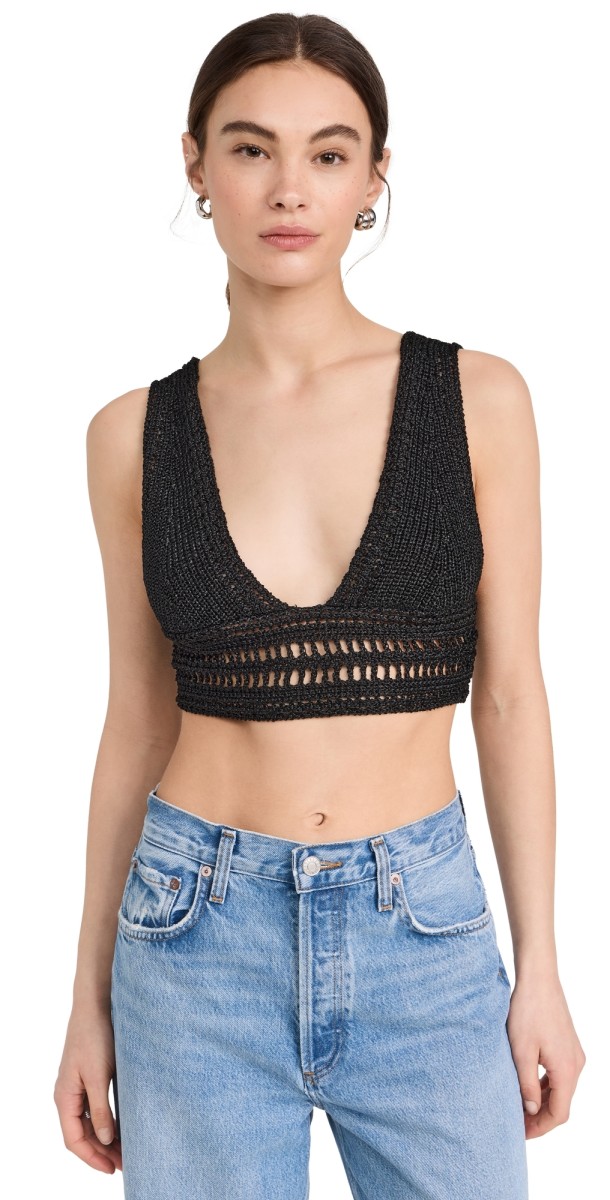 IRO Wolfie Top Black