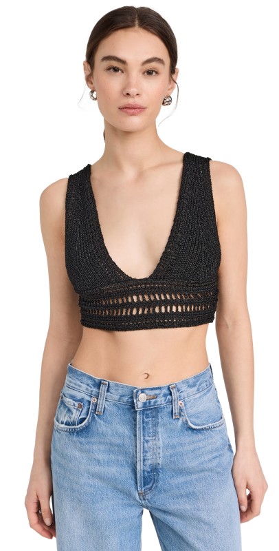 IRO Wolfie Top Black