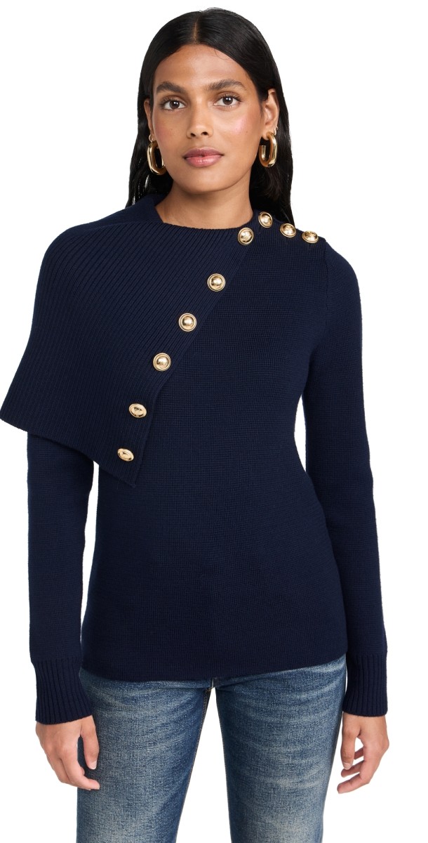 rabanne Wool Sweater Navy