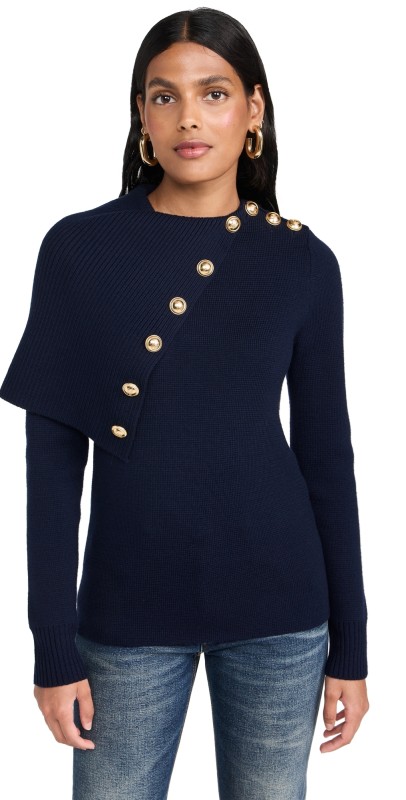 rabanne Wool Sweater Navy