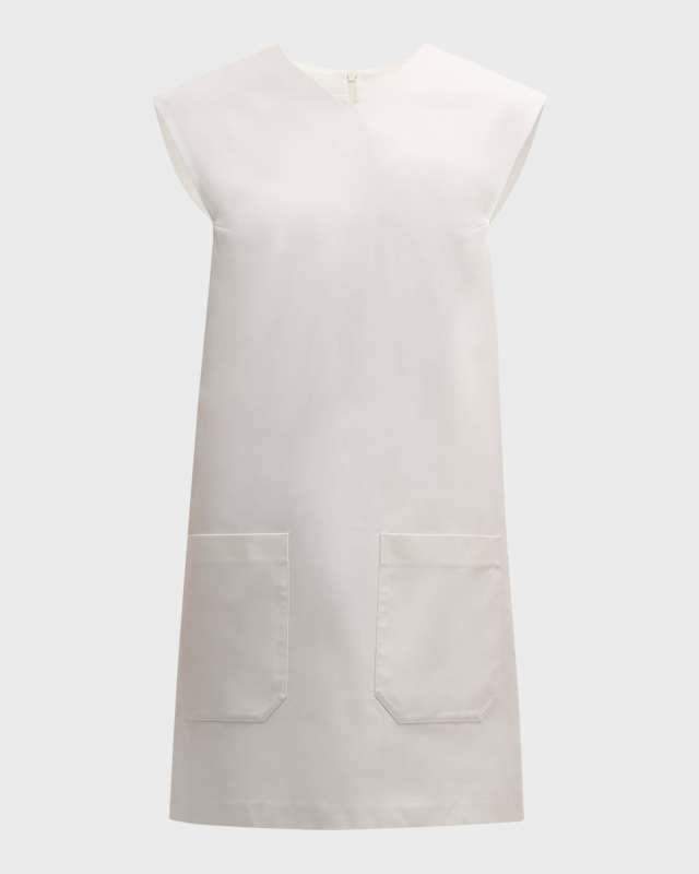 Sybil Sleeveless Twill Mini Dress